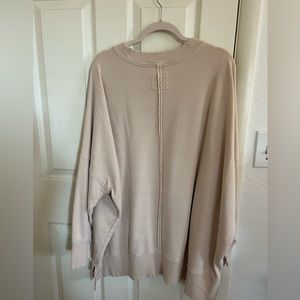 AERIE oversized tan sweatshirt